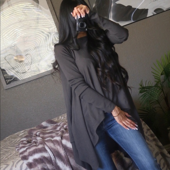 Rick Owens Wool Asymmetrical Sweater Top - Picture 1 of 11